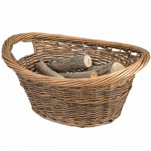 Manor Willow Cradle Log Basket