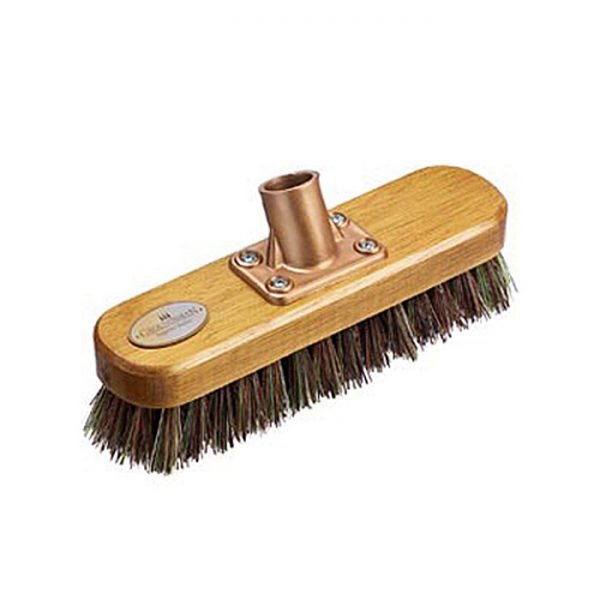 Groundsman 9-Inch Deck Scrubbing Brush Push On Head