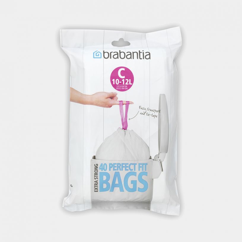 Brabantia Size C (1012ltr) PerfectFit Bin Liners (40) McParlands Independent Superstore